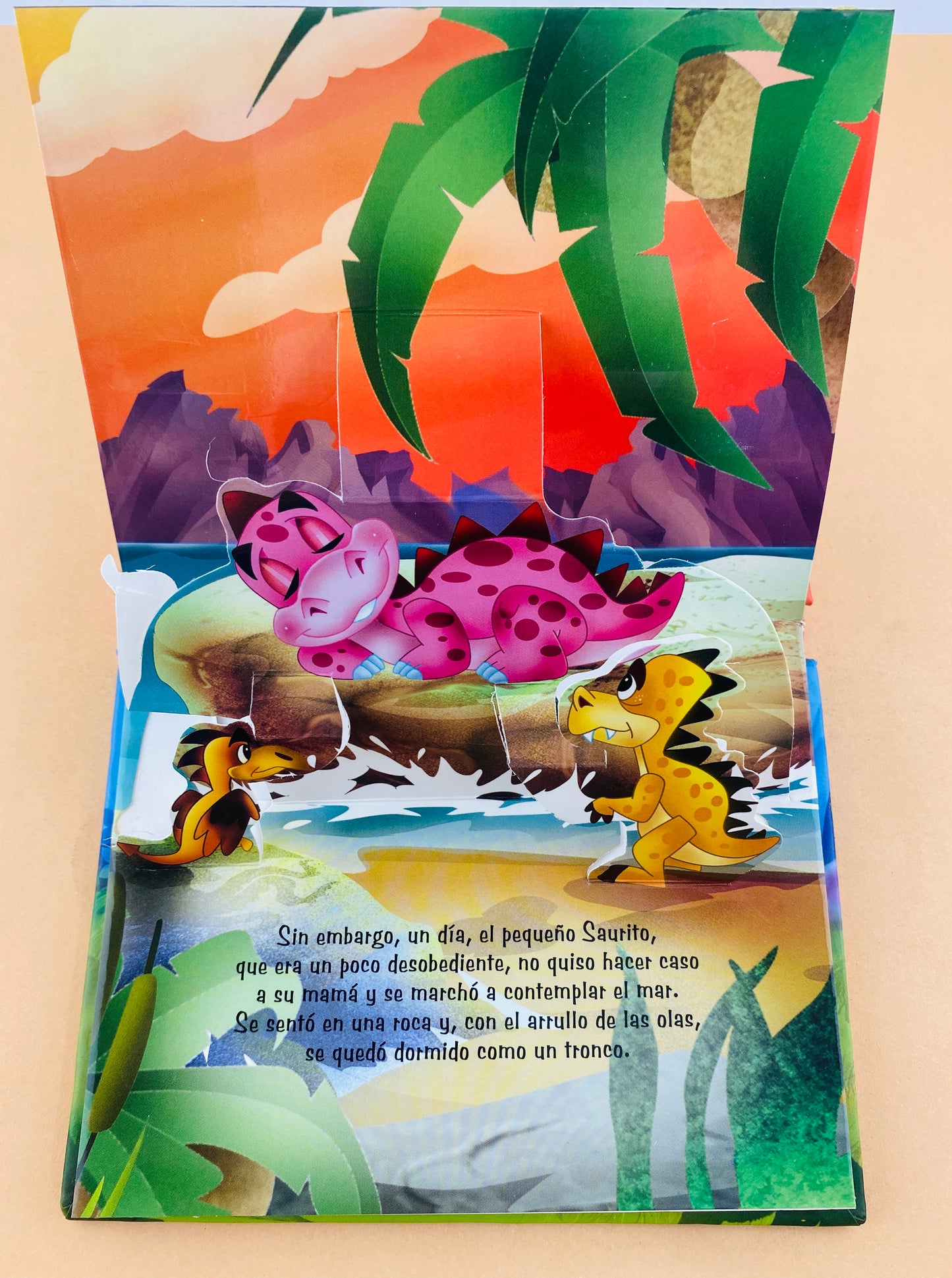 Mini pop up dinosaurios en 3D