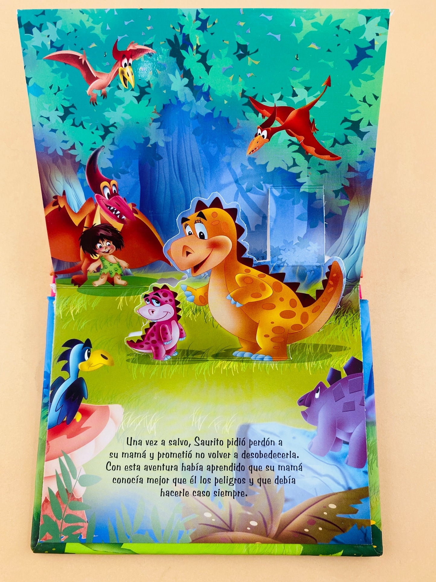 Mini pop up dinosaurios en 3D