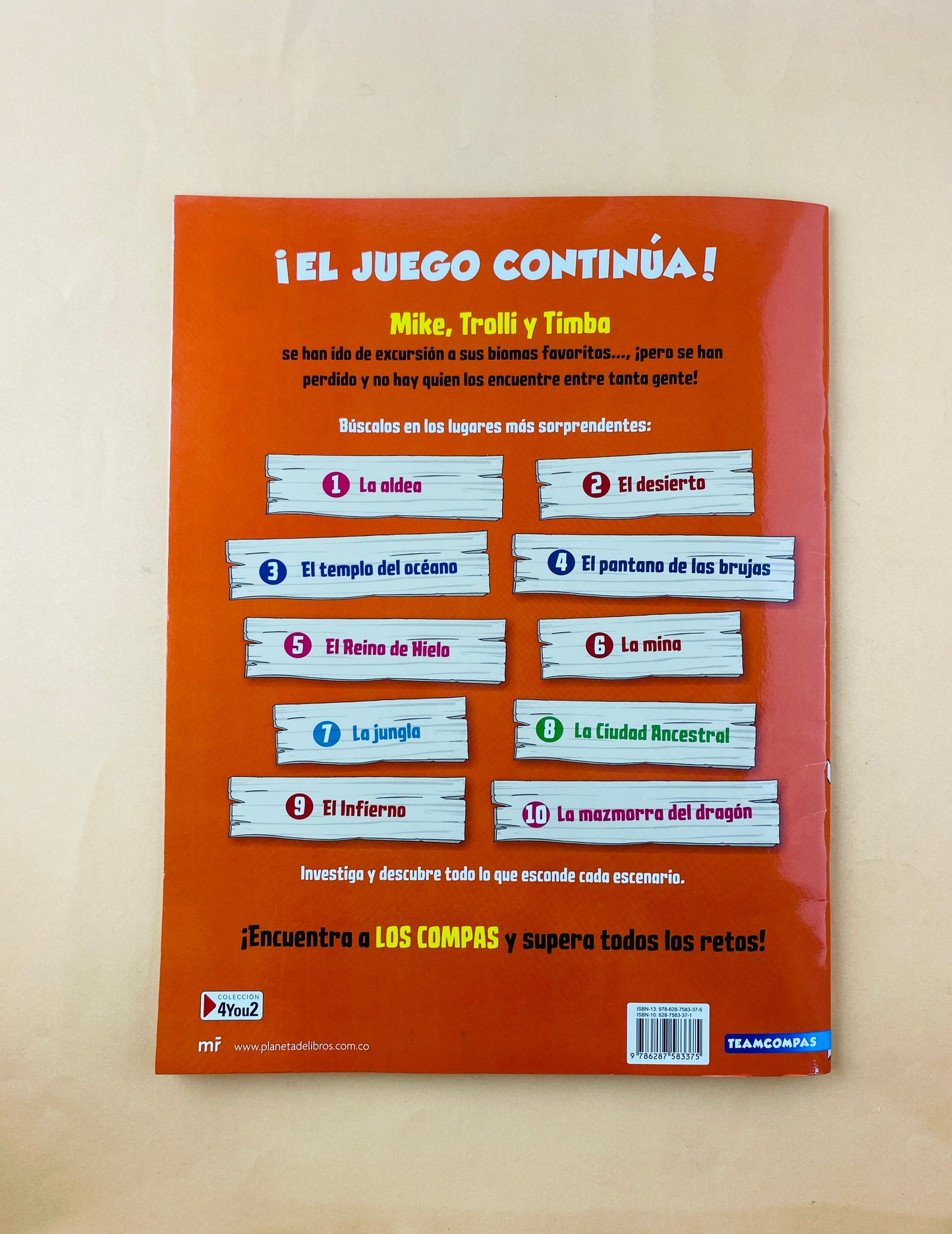El escondite de los compas 2 perdidos en los biomas