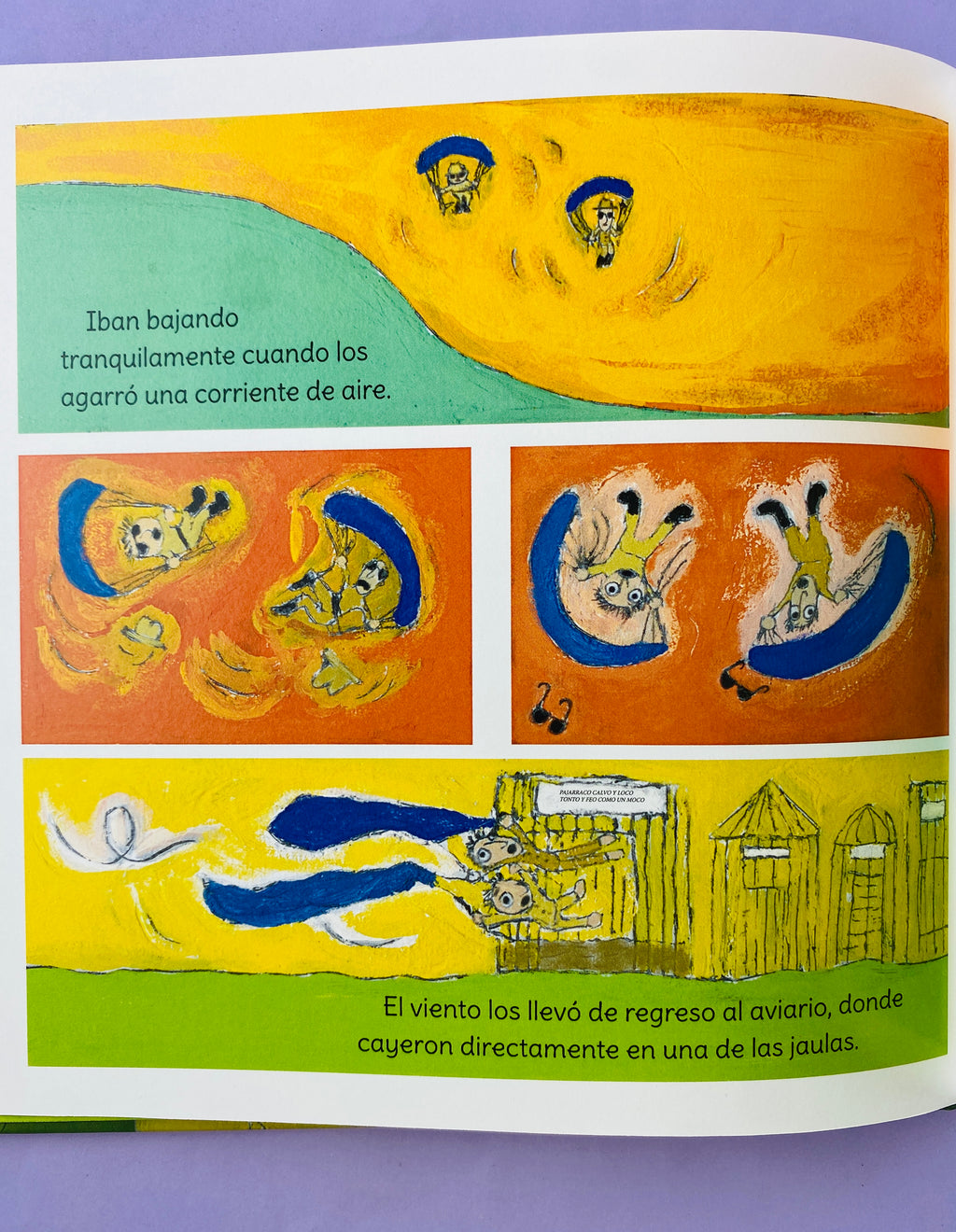 El flamenco calvo y los cazadores de aves by Amalia Low