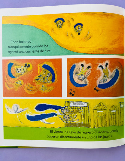 El flamenco calvo y los cazadores de aves