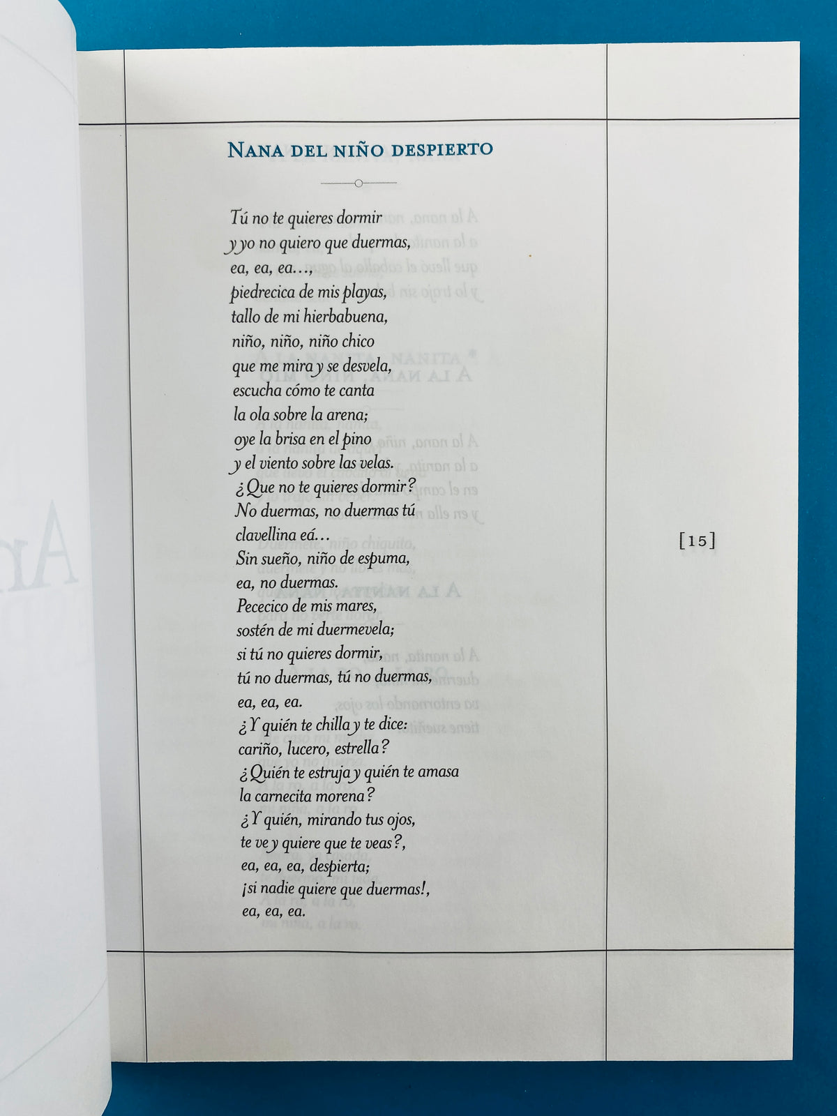 Duermete, Niño antologia de nanas by Maria Menédez Ponte Ana Serna