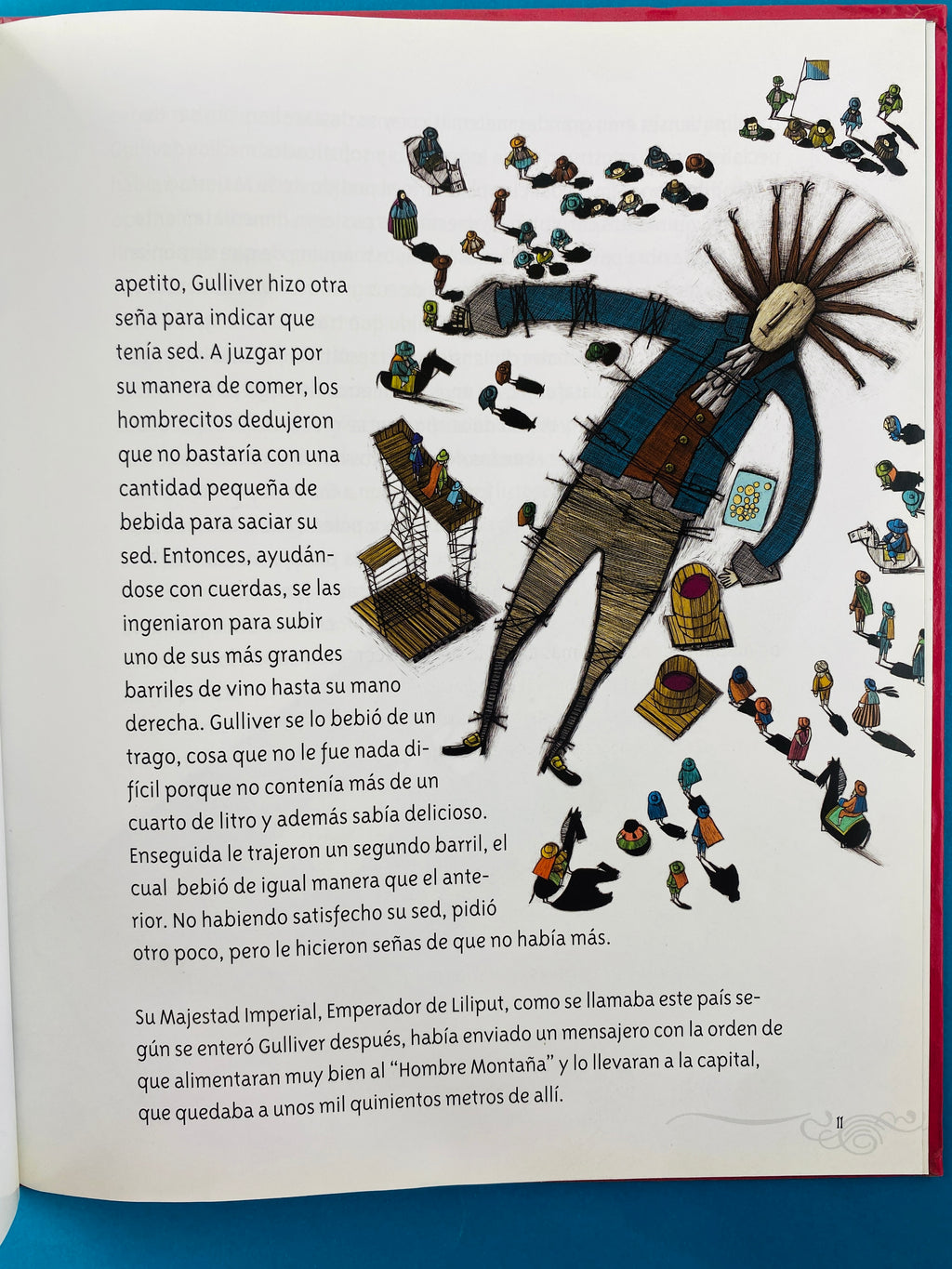 Gulliver en liliput by Jonathan Swift