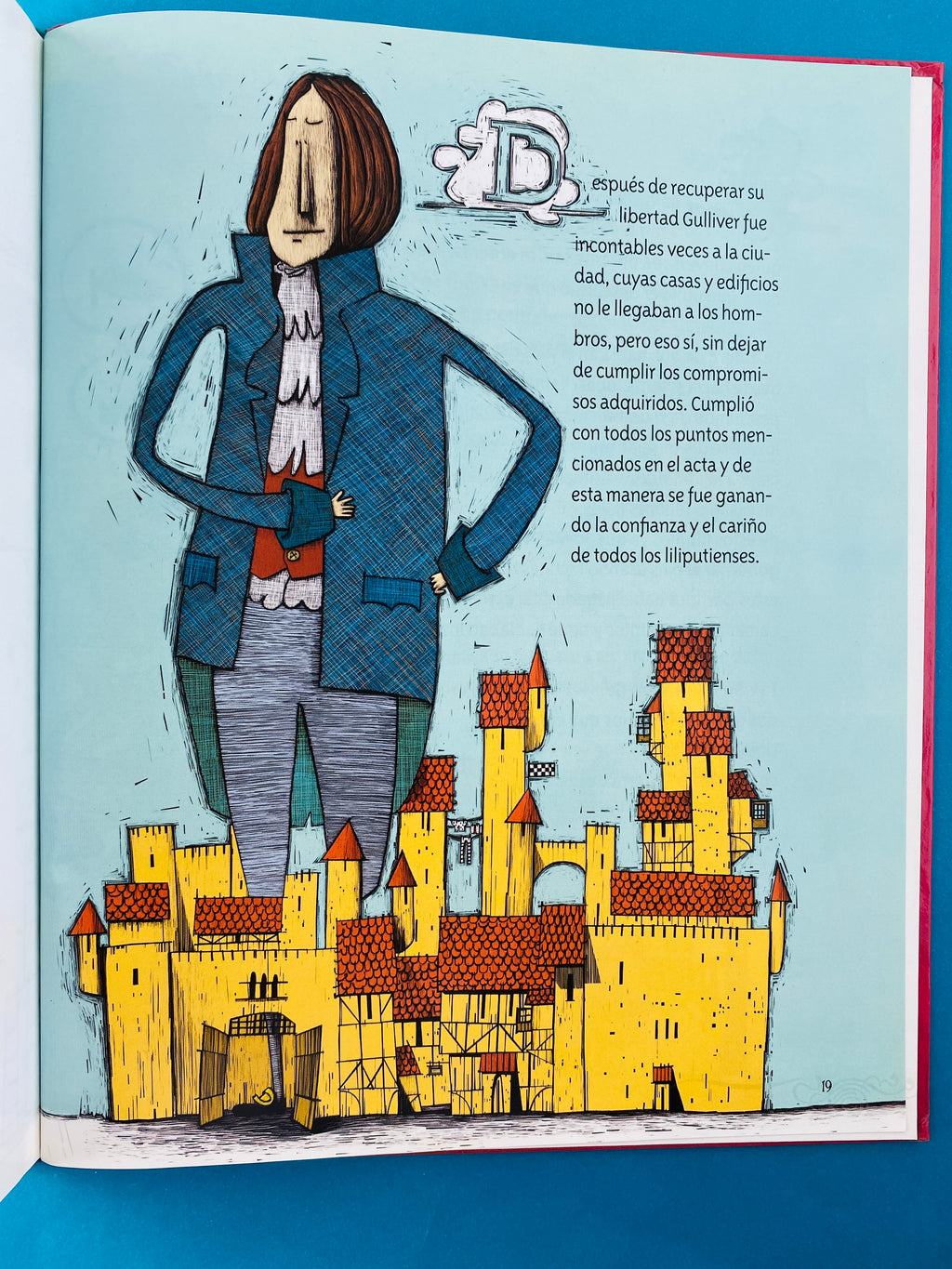 Gulliver en liliput by Jonathan Swift