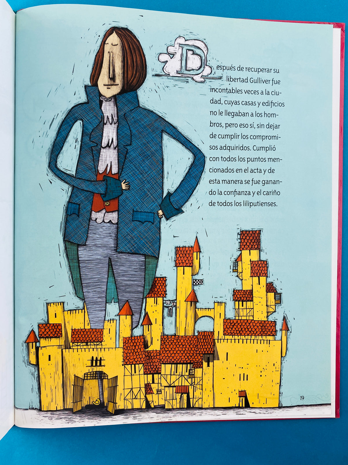 Gulliver en liliput by Jonathan Swift