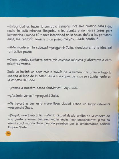 Integridad Julia y Jade la jirafa