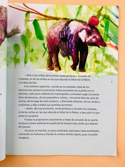 Por qué el elefante tiene la trompa así