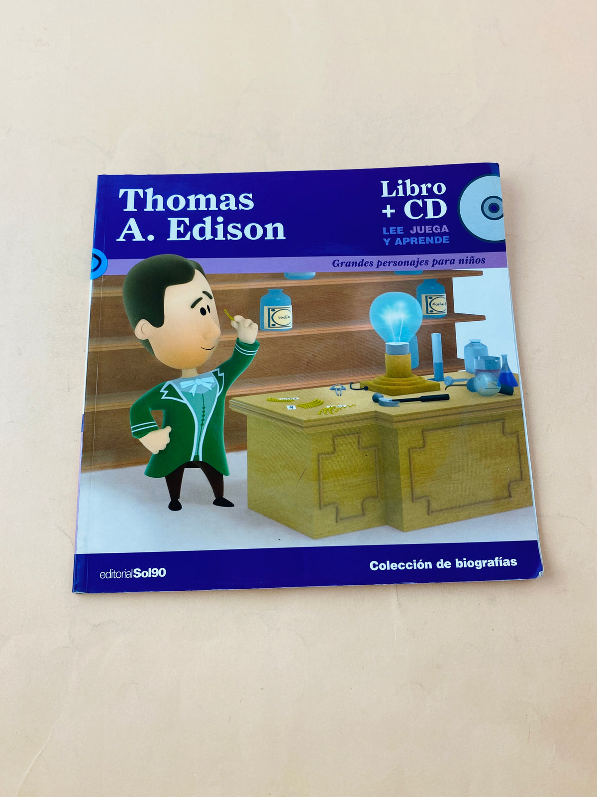 Thomas a edison +CD by Varios Autores