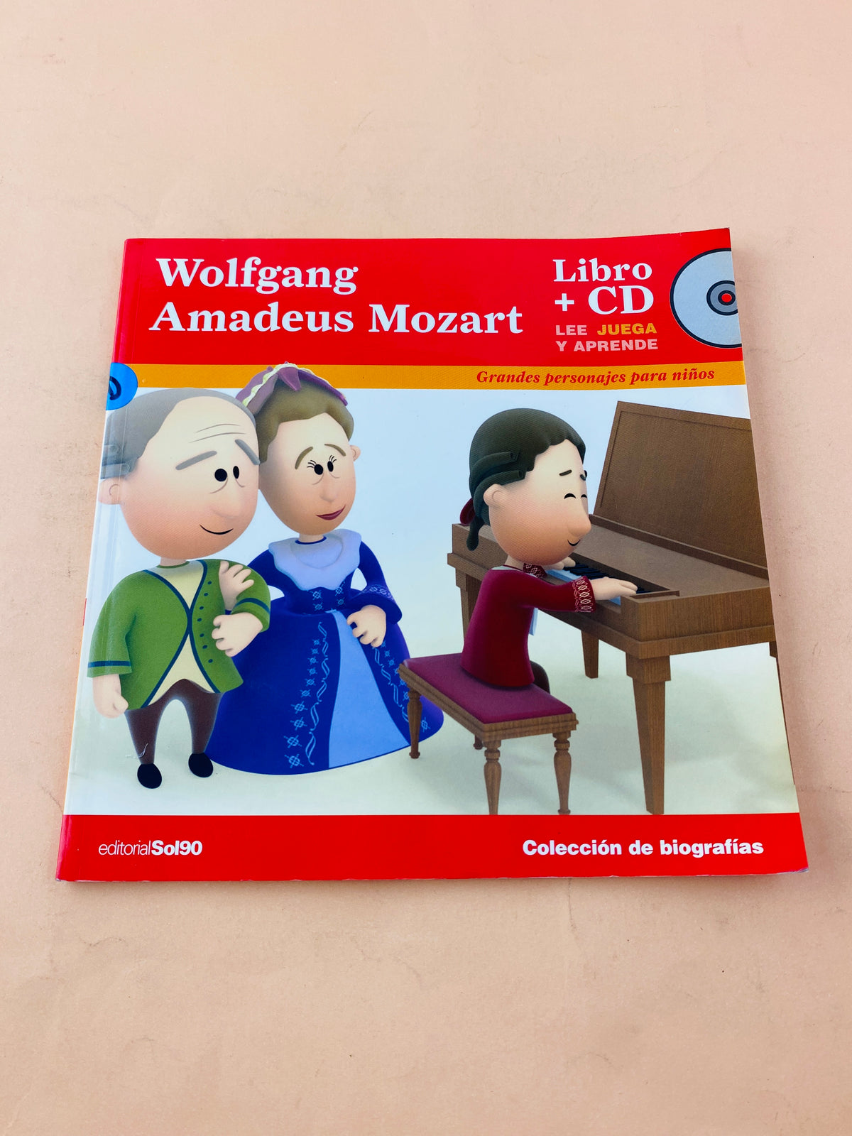 Wolfgang amadeus mozart +CD by varios Autores