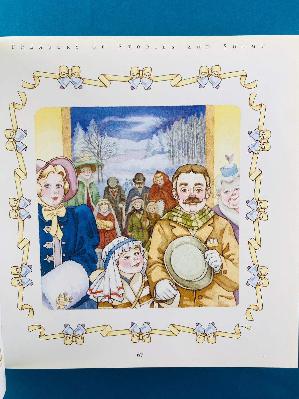 Merry christmas treasury of stories and songs by Scott Gustafson And Tom Newson