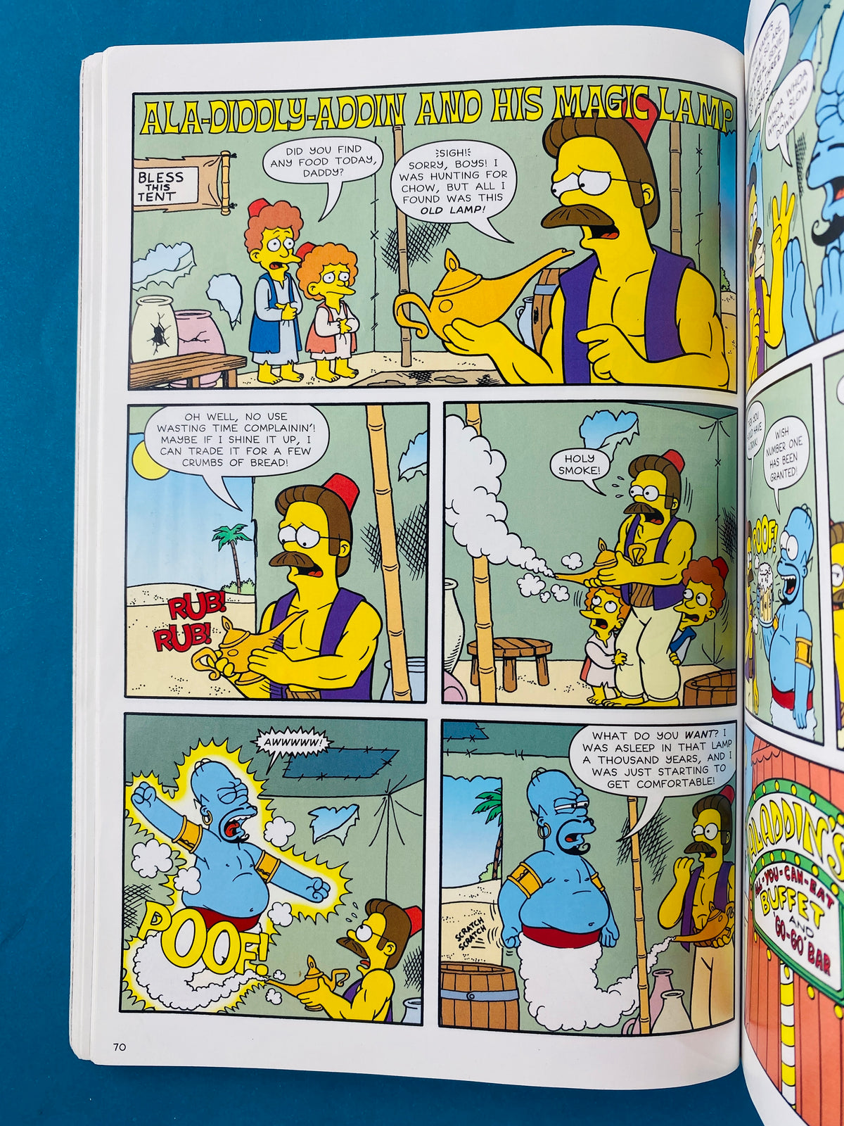 Simpson comics get some fancy book learnin by Varios