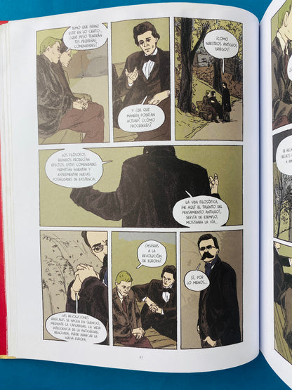 Nietzsche cómics tapa dura