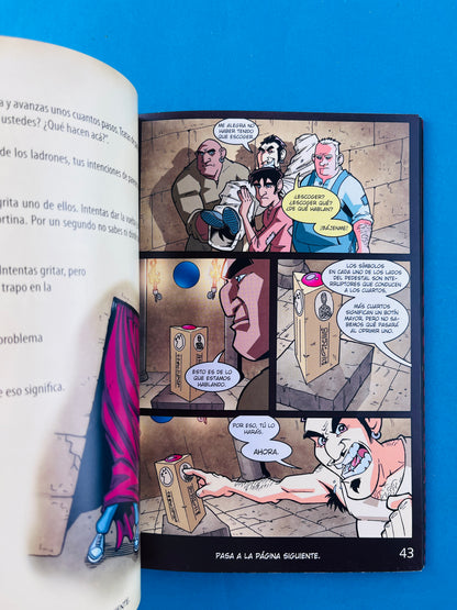 Historias mezcladas escape de la pirámide X