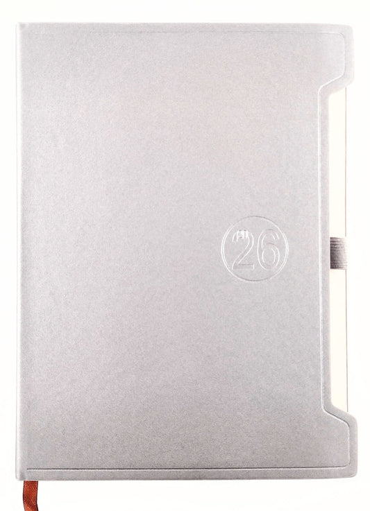 Agenda 2026 Porta lapiceros Gris by Varios