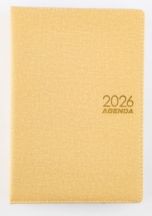 Agenda ejecutiva 2026 Mostaza by Varios