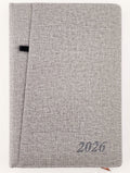 Agenda ejecutiva 2026 Gris con bolsillo by Varios