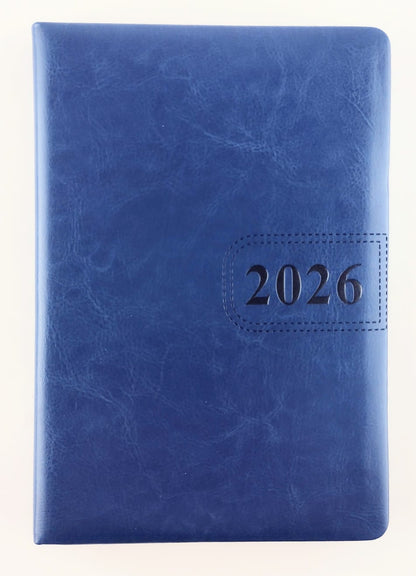 Agenda ejecutiva 2026 Azul oscuro by Varios
