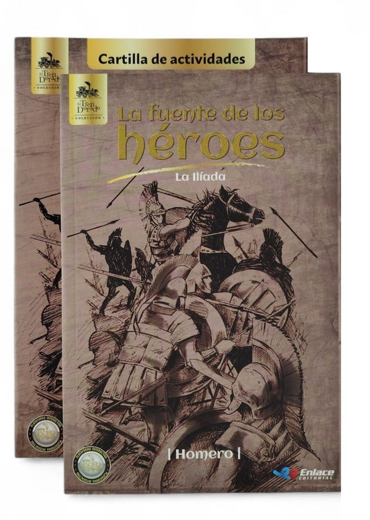 La fuente de los héroes la Ilíada kit by Homero