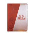 Biblia Letra gigante naranja champagne borde blanco con cierre by reina valera 1960