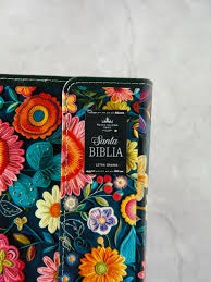 Biblia RVR exquisita impacto floral manija by Reina Valera 1960