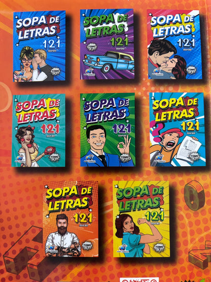 Sopas de letras 121 by Mundo litográfico