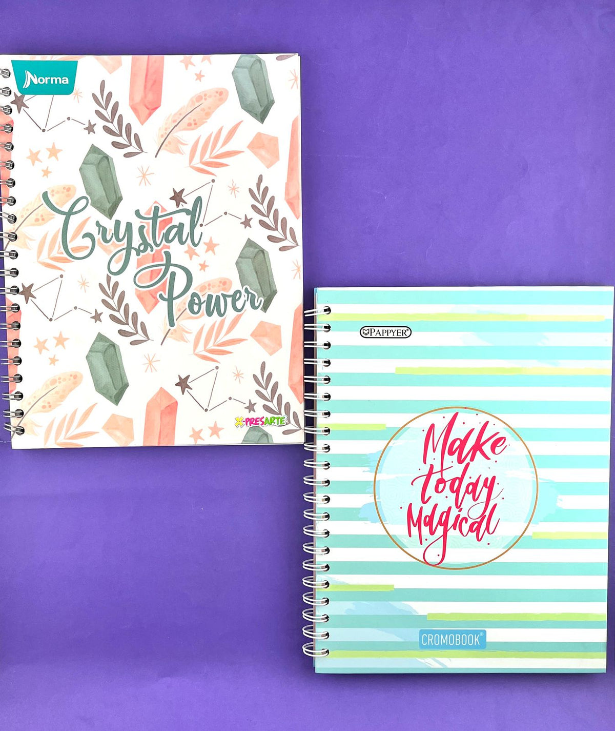 Cuaderno argollado grande 105 cuadriculado pasta dura mujer by Norma/Pappyer