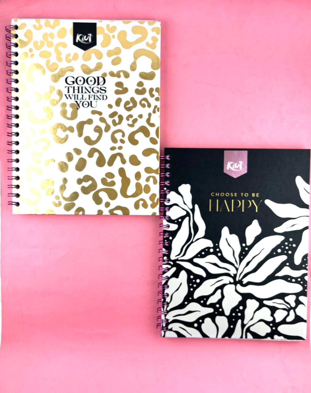 Cuaderno argollado grande 105 cuadriculado pasta dura Mujer Series by Kiut/Incolor