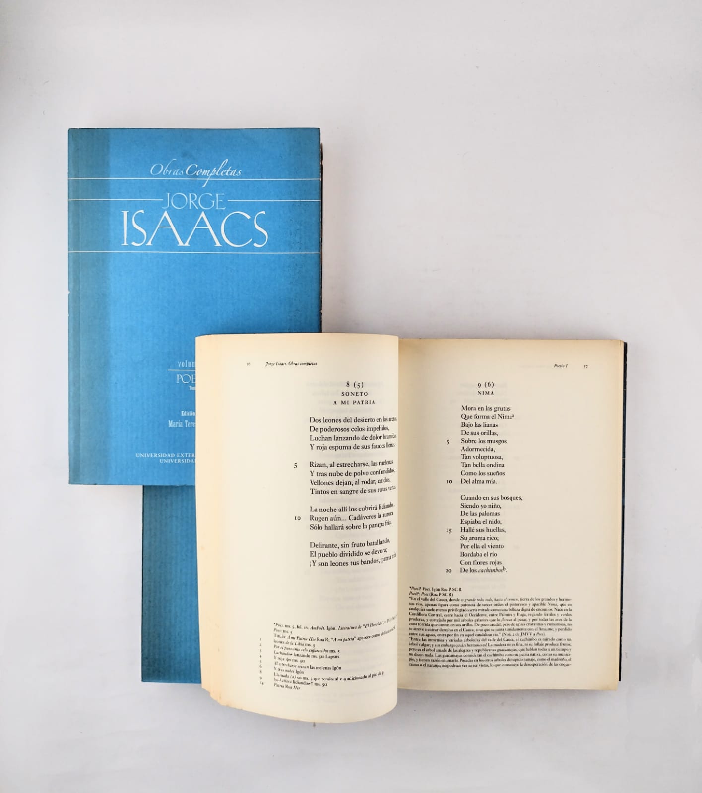 Obras completas Jorge Isaacs Volumen II tomo 1 y 2