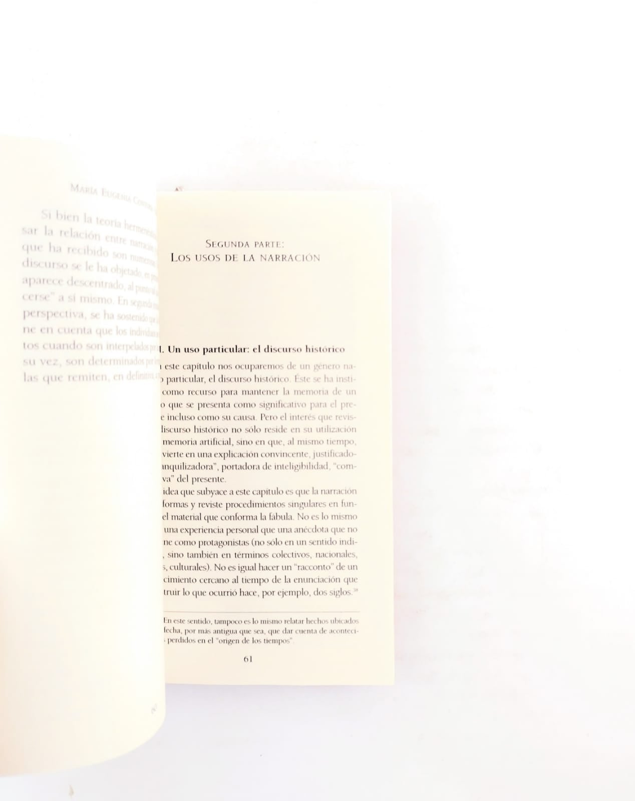 La narración Usos y teorías