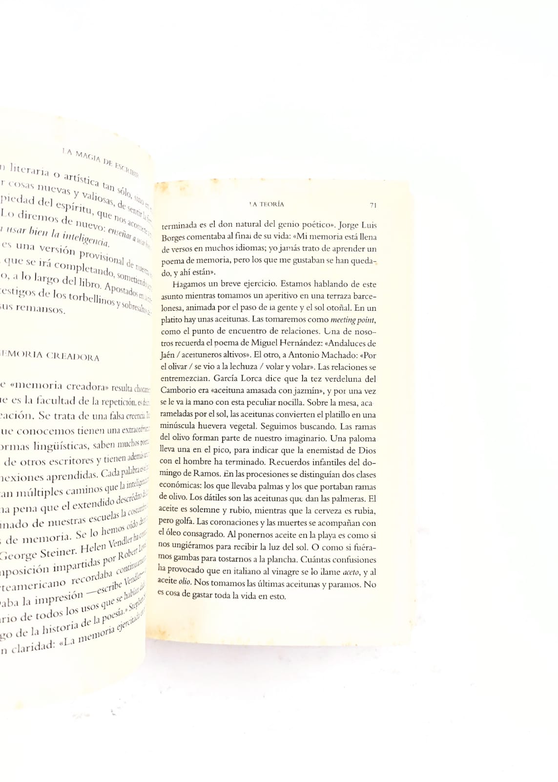 La magia de escribir