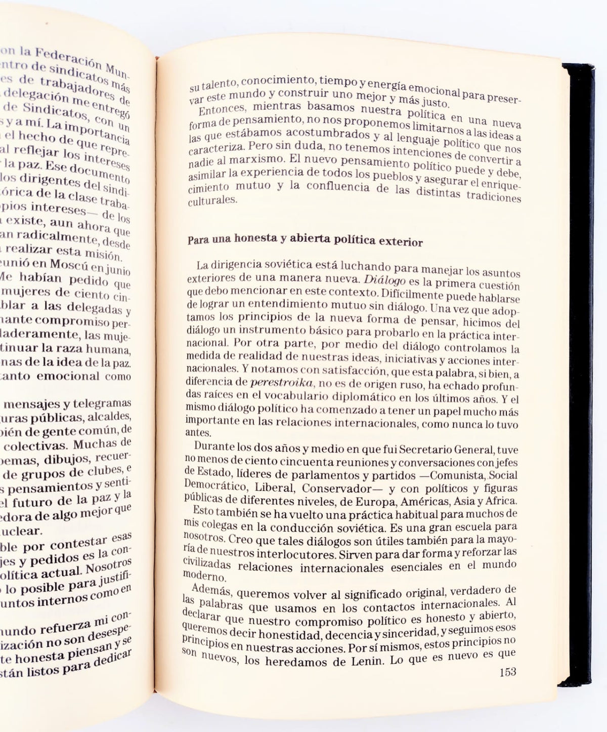 Perestroika "Nuevo pensamiento para mi país y el mundo" by mijail gorbachov