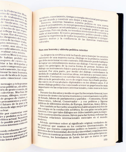 Perestroika "Nuevo pensamiento para mi país y el mundo" by mijail gorbachov