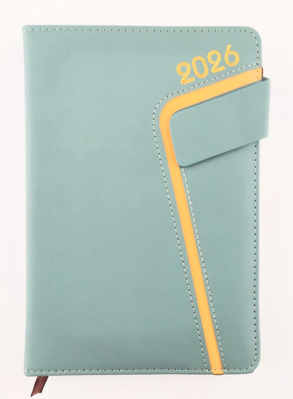Agenda ejecutiva 2026 Broche Verde/Naranja by Varios