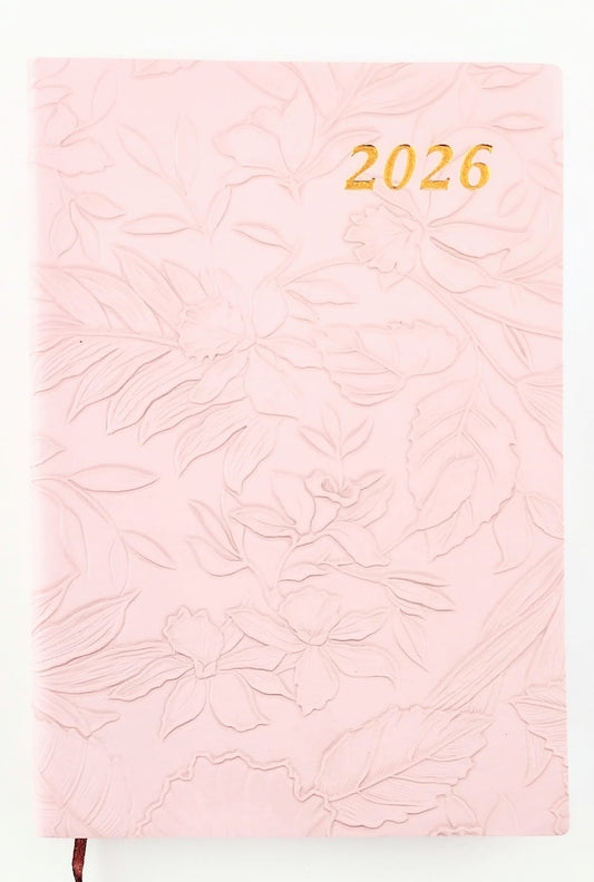 Agenda 2026 flores Rosa crema by Varios