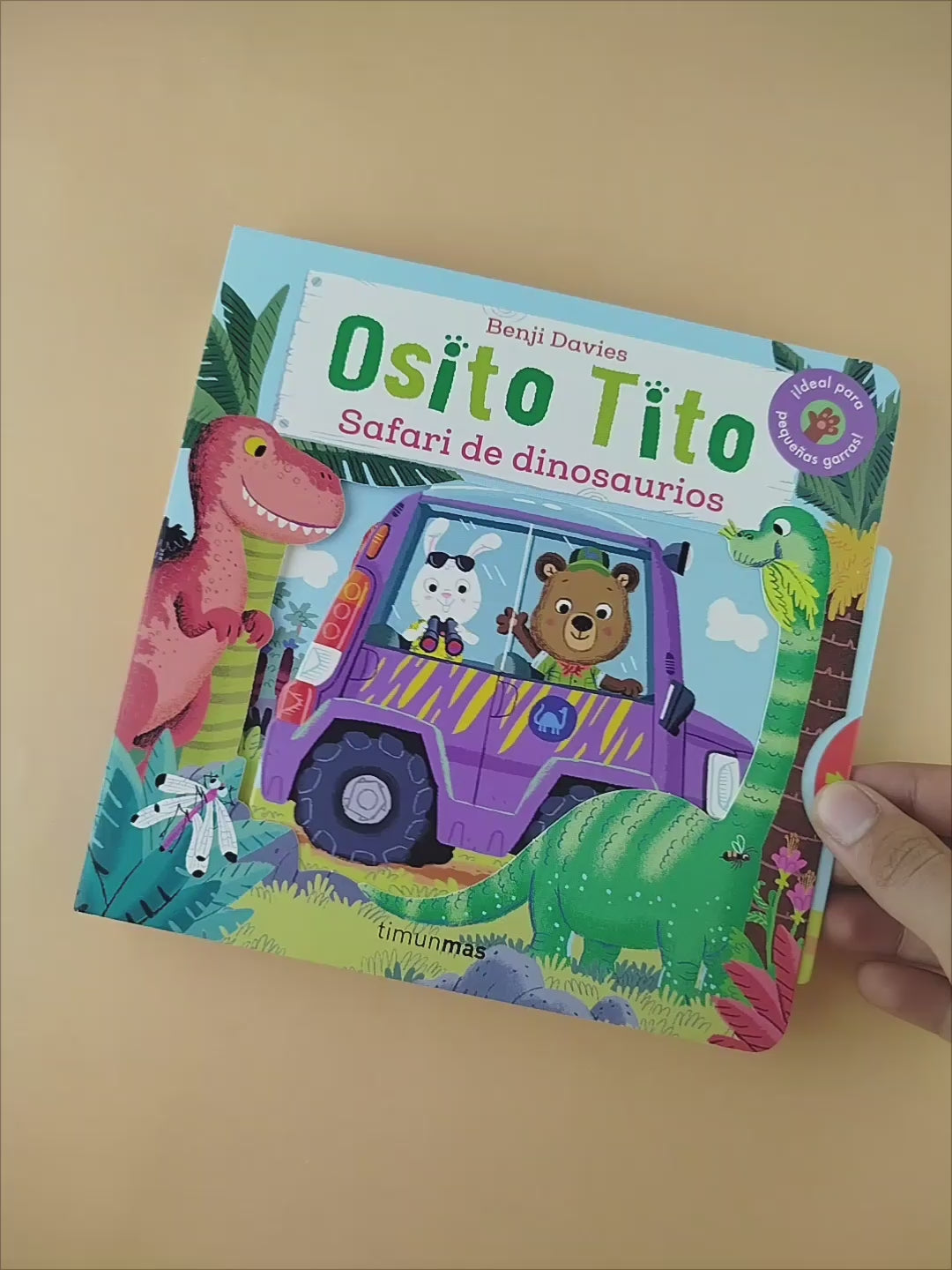 Osito Tito Safari de dinosaurios