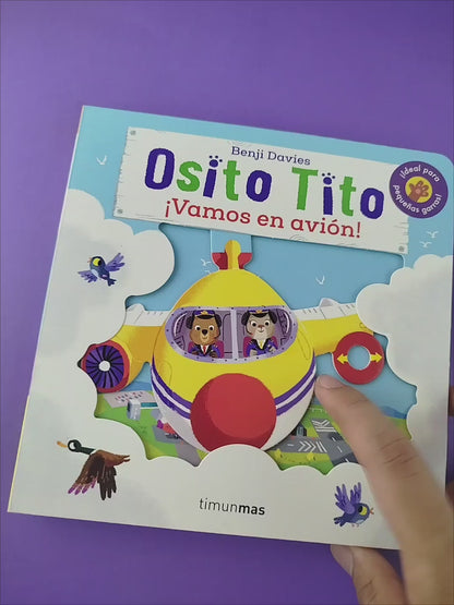 Osito Tito ¡Vamos en avión!