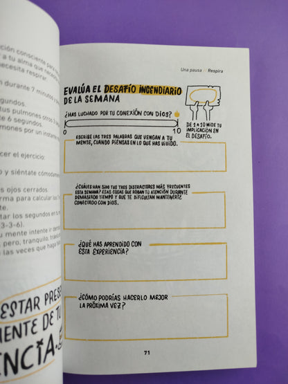 Incendiario 40 días para consumir tu apatía y vivir intensamente