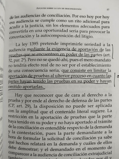 Apuntes sobre la ley de descongestión by Miguel Enrique Rojas