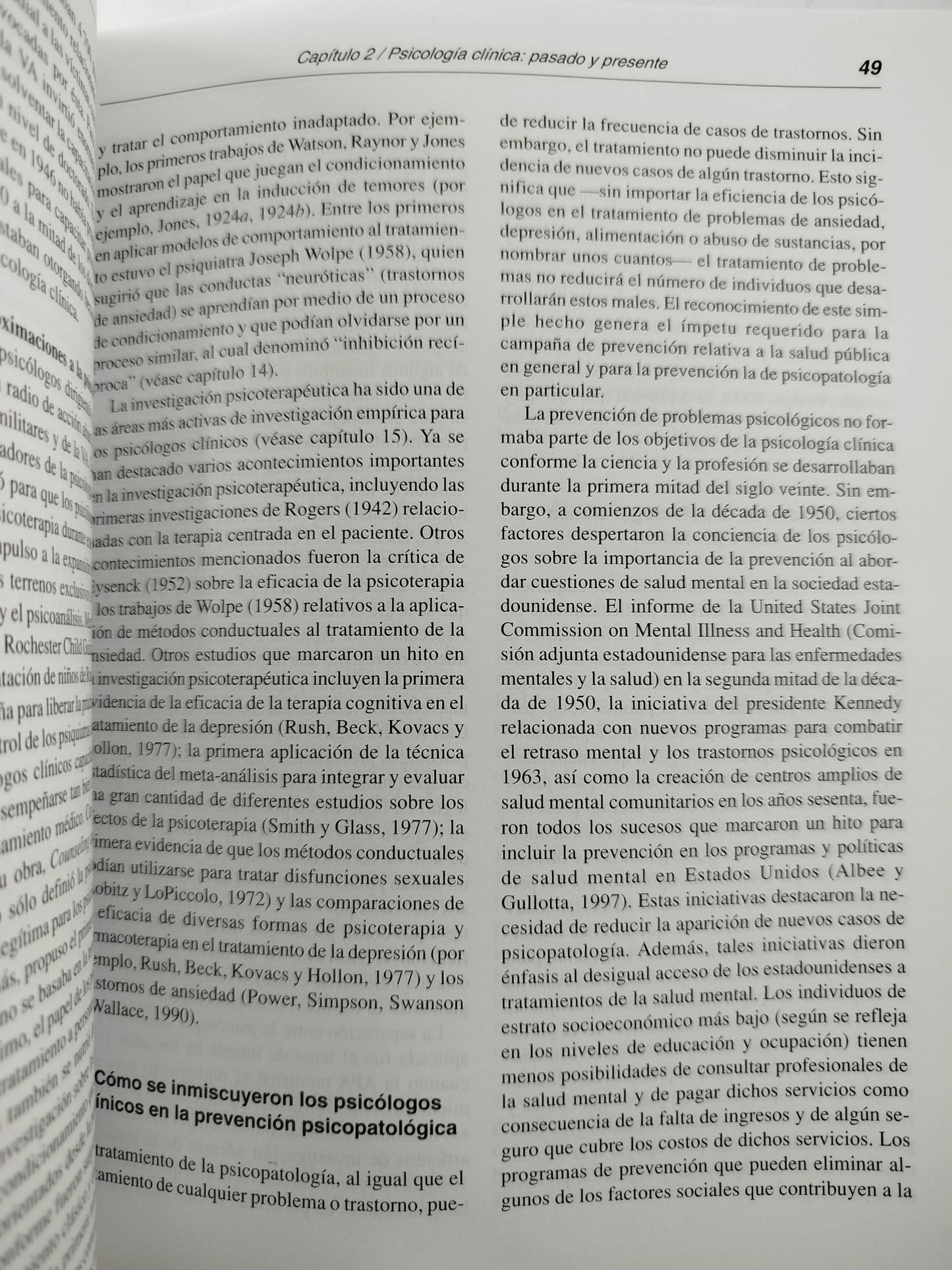 Introducción a la psicología clínica ciencia y práctica by Bruce E Compas