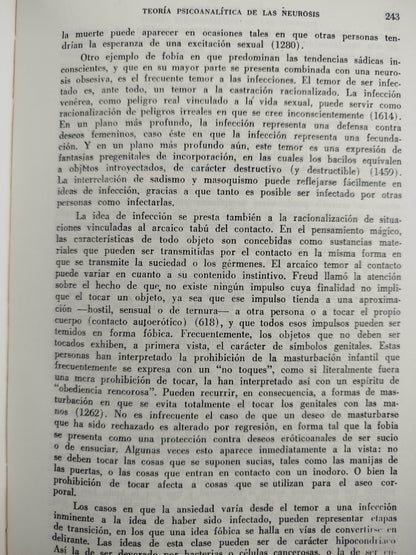 Teoría psicoanalítica de las neurosis by Otto Fenichel