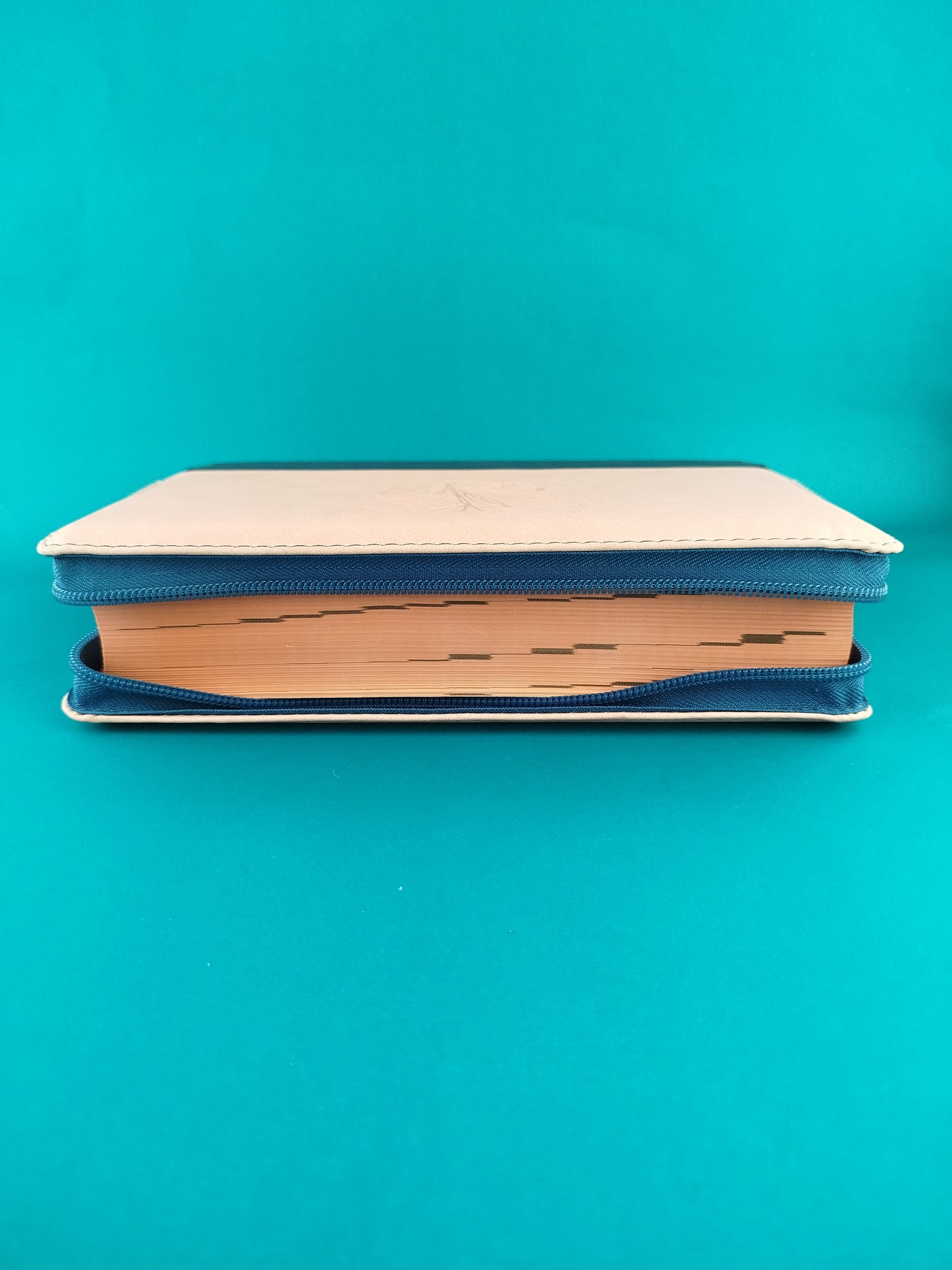 Biblia rvr 1960 letra gigante con forro azul oscuro -  rosa