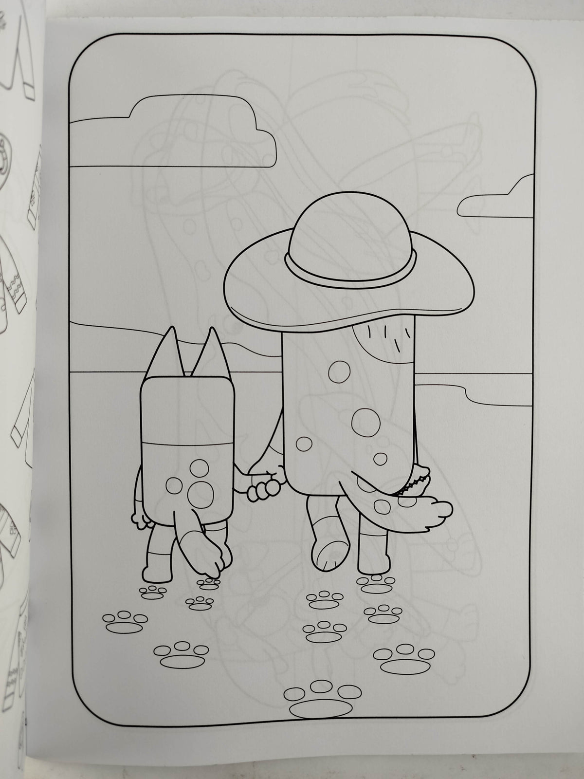 Bluey Hurra Playa Libro para colorear by Bluey