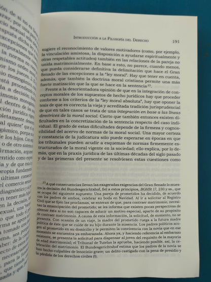 Introduccion A La Filosofia Del Derecho. Fundamentos Del Derecho
