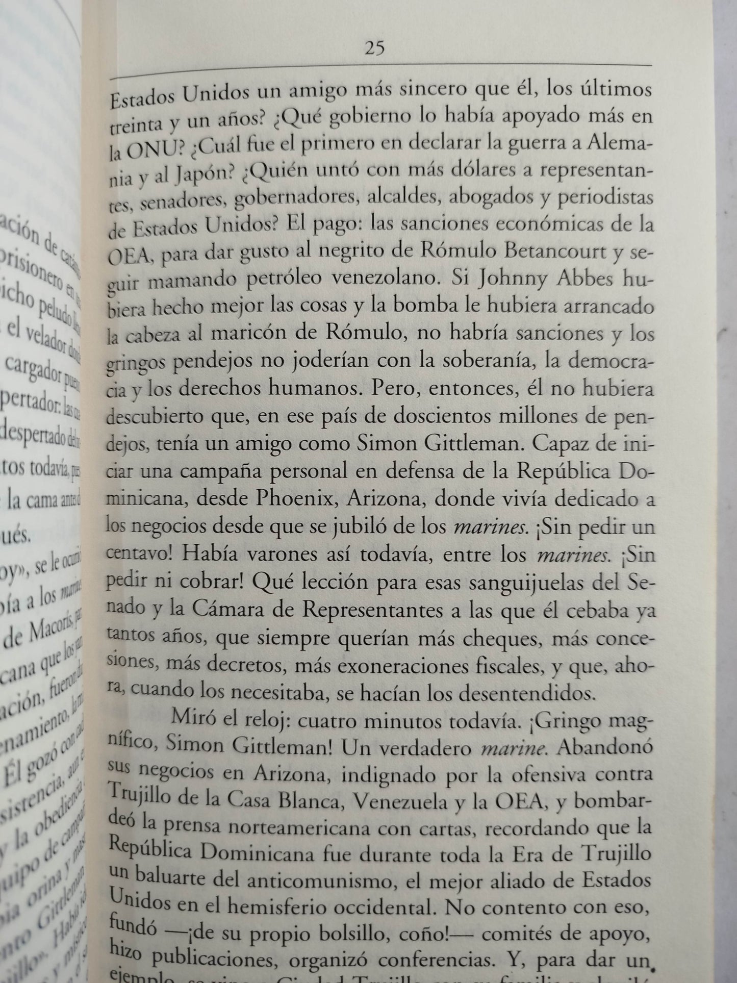 La fiesta del chivo by Mario Vargas Llosa
