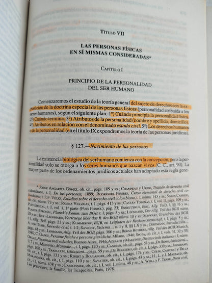 Derecho Civil parte general y personas decimotercera edición by Arturo Valencia Z Álvaro Ortiz M