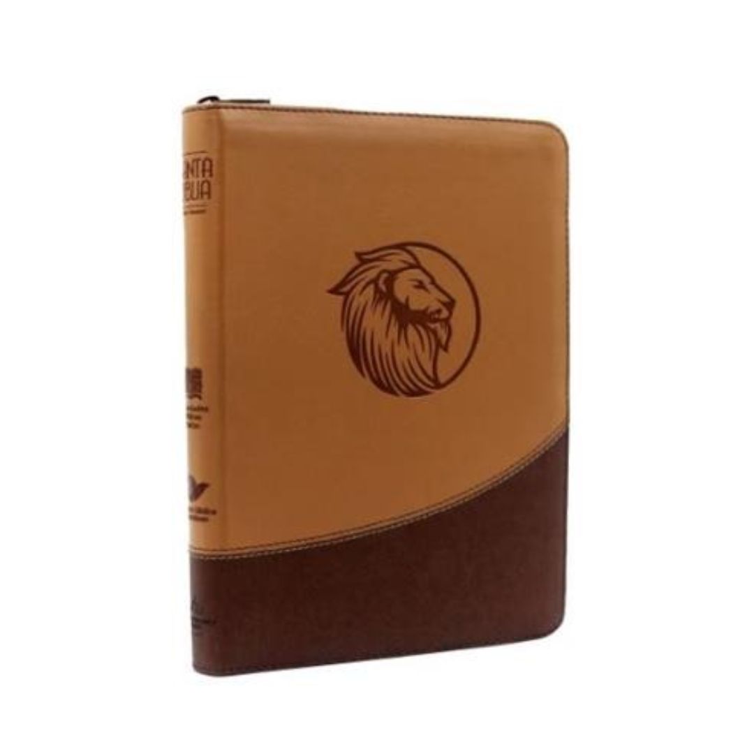 Biblia Letra Gigante Beige Café Sin Índice by religioso