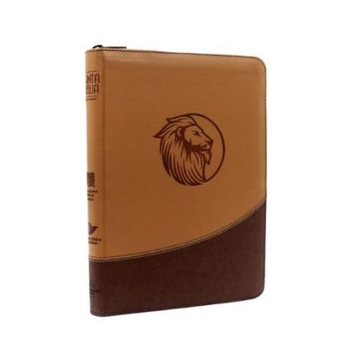 Biblia Letra Gigante Beige Café Sin Índice by religioso
