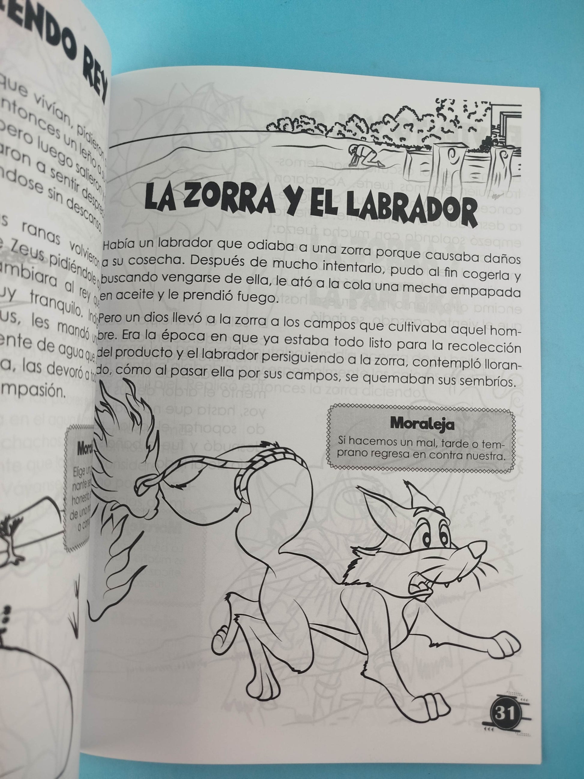 Fábulas para colorear vol 1 by Mario Ignacio Galvis