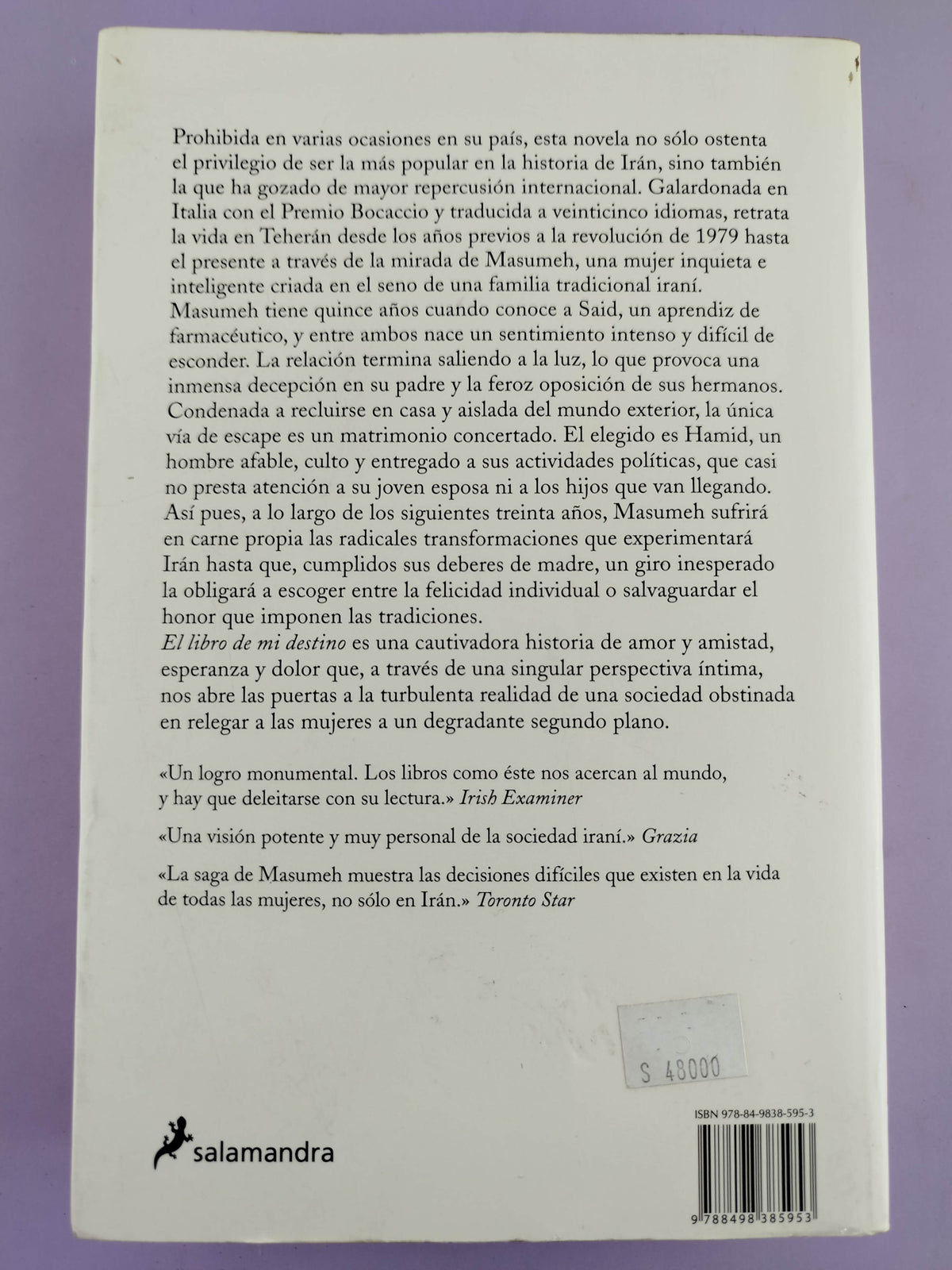 El Libro de mi Destino by Parinoush Saniee