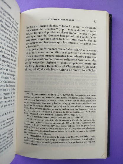 Constitución de los Atenienses. Pseudo-Aristóteles Económicos